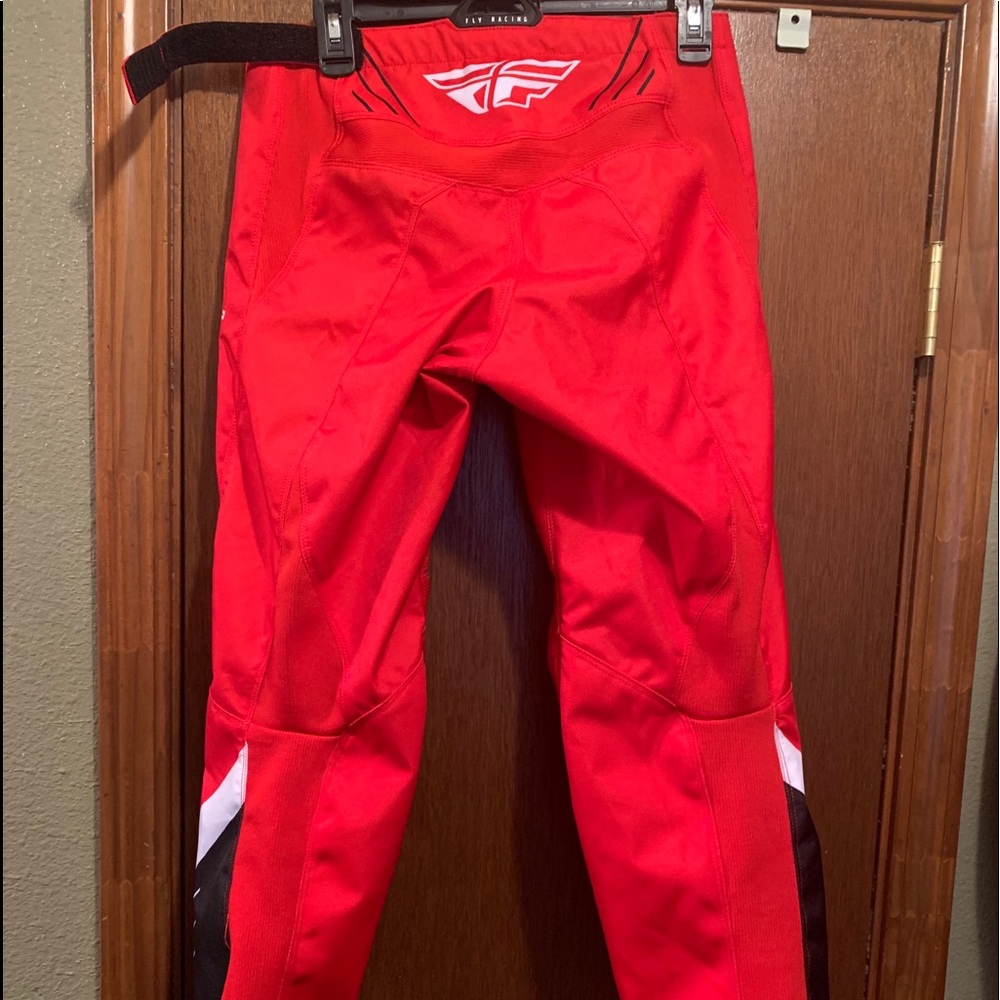 Red Fly racing pants